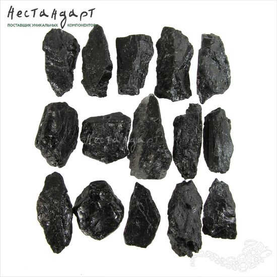 Турмалин черный натуральный Sherl Sauvage 35х21-23х12 мм, изображение 4