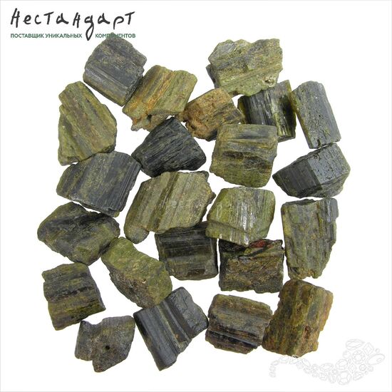 Турмалин Верделит натуральный кристаллы 12-25 мм, изображение 6