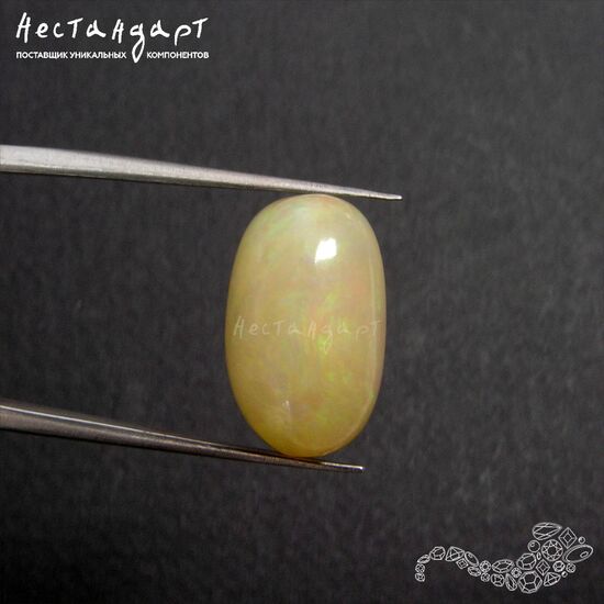 Опал натуральный благородный эфиопский 13-16 мм, изображение 3