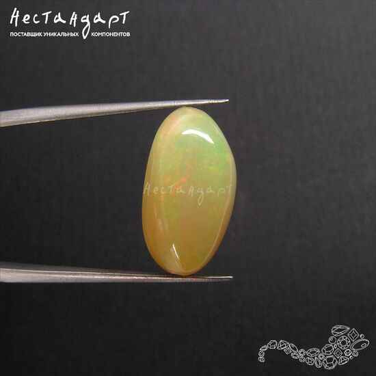 Опал натуральный благородный эфиопский 13-16 мм, изображение 4