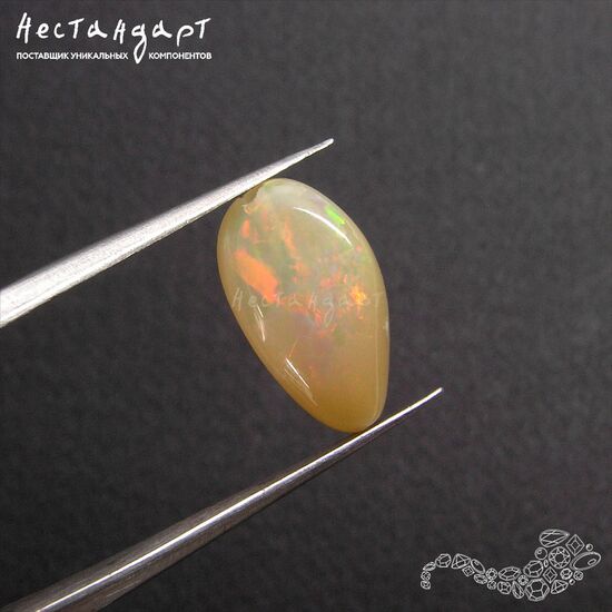 Опал натуральный благородный эфиопский 13-16 мм, изображение 5