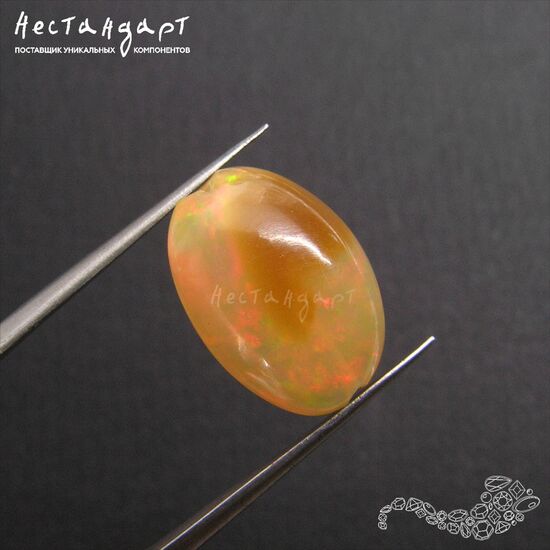 Опал натуральный благородный эфиопский 13-16 мм, изображение 6