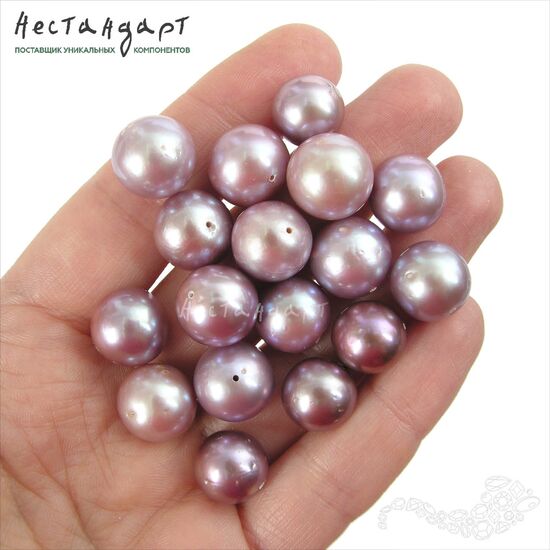 Жемчуг натуральный South Sea Purple Rose 11-13 мм, изображение 3