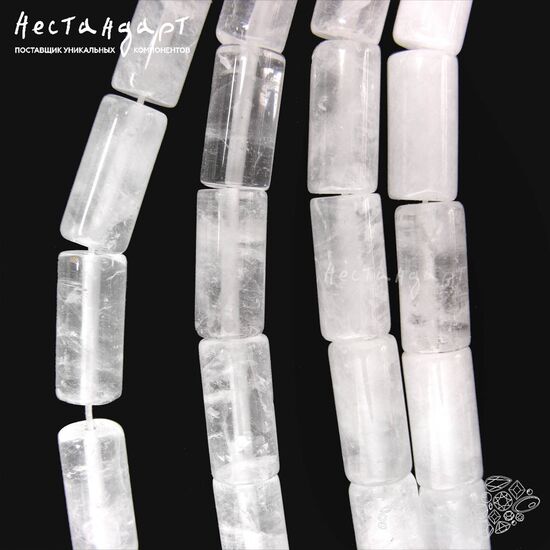 Кварц натуральный бесцветный Cylinder 17х8 мм, изображение 2