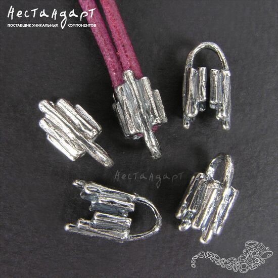 Концевик-зажим Construc Silver Plated 4 мм, изображение 2
