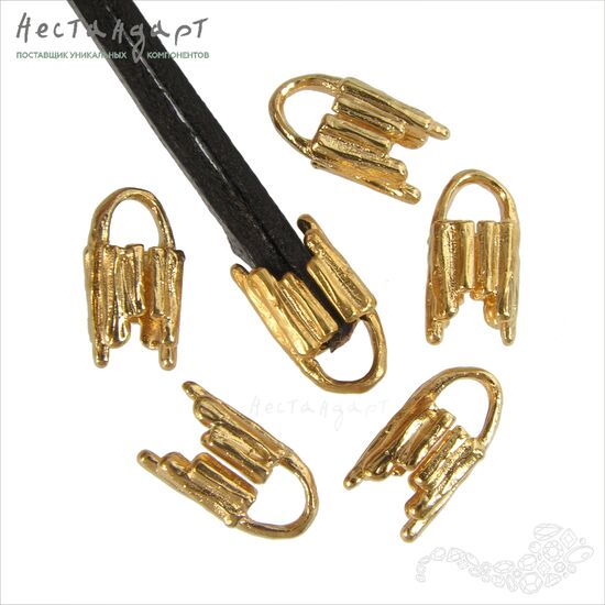 Концевик-зажим Construc Gold Plated 4 мм