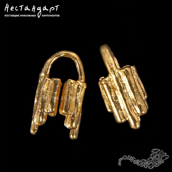Концевик-зажим Construc Gold Plated 4 мм, изображение 2