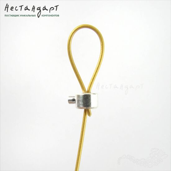 Кримп зажимной Flat One Touch Sterling Silver 3х2 мм, изображение 2