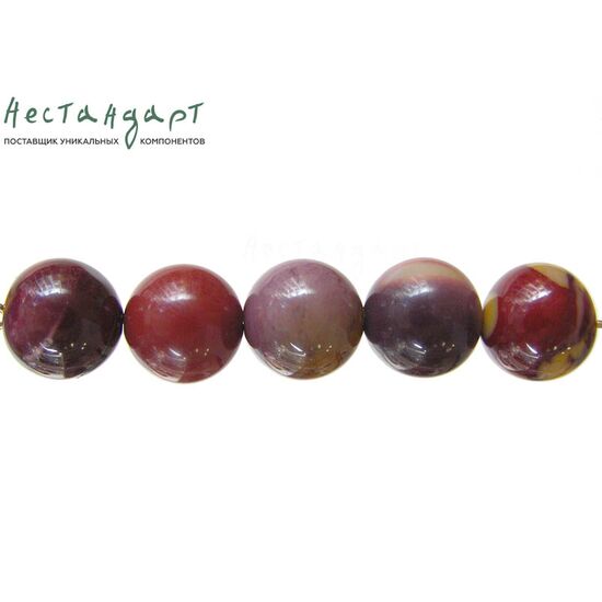 Яшма натуральная Мукаит 12 мм