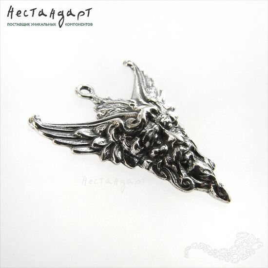 Подвеска Green Man Sterling Silver 24х20 мм, изображение 5
