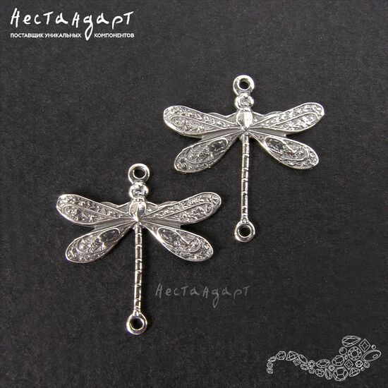Коннектор Libellula Sterling Silver 17 мм, изображение 3
