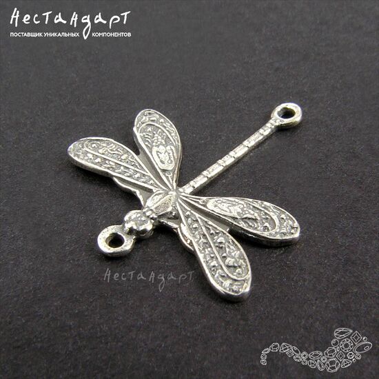Коннектор Libellula Sterling Silver 17 мм, изображение 5