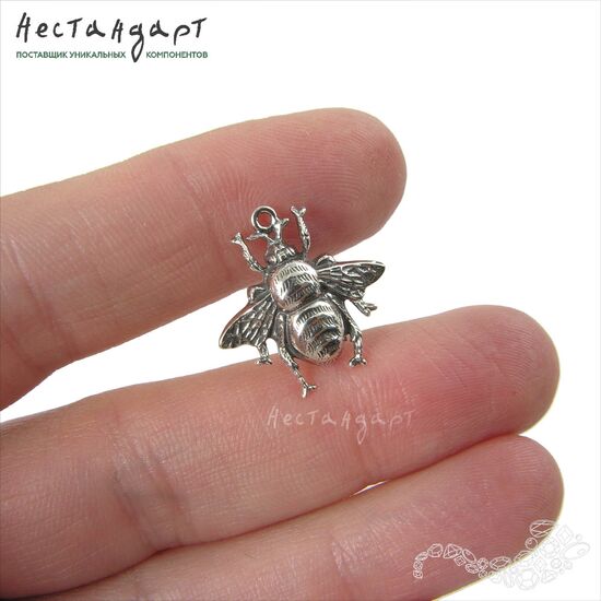 Подвеска Honeybee Sterling Silver 18 мм, изображение 2