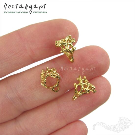 Бейл-держатель для кулона Frivolite латунь 11 мм, изображение 2