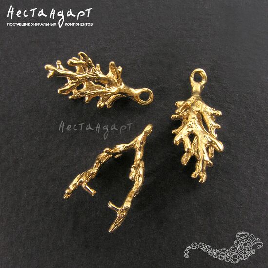 Зажимной бейл Coralline латунь 19 мм, изображение 3