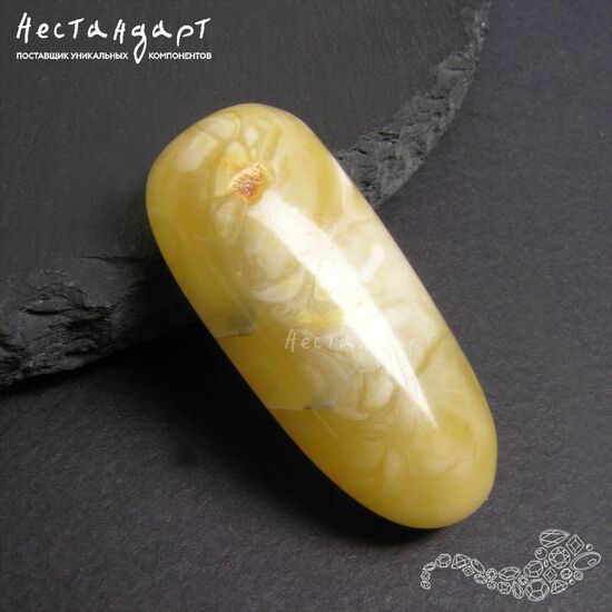 Янтарь натуральный Precious Nugget 41х20х10 мм, изображение 2