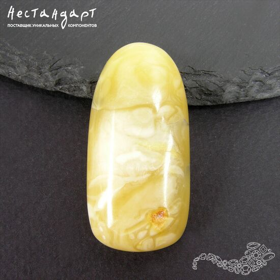 Янтарь натуральный Precious Nugget 41х20х10 мм, изображение 3