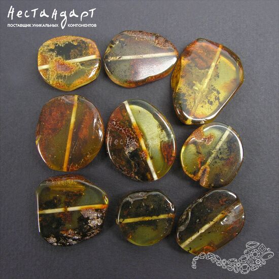 Янтарь натуральный Area Inclusion 20-32 мм, изображение 3