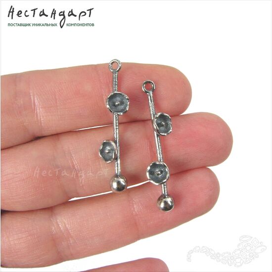Подвеска Molla Silver Plated 34 мм, изображение 2