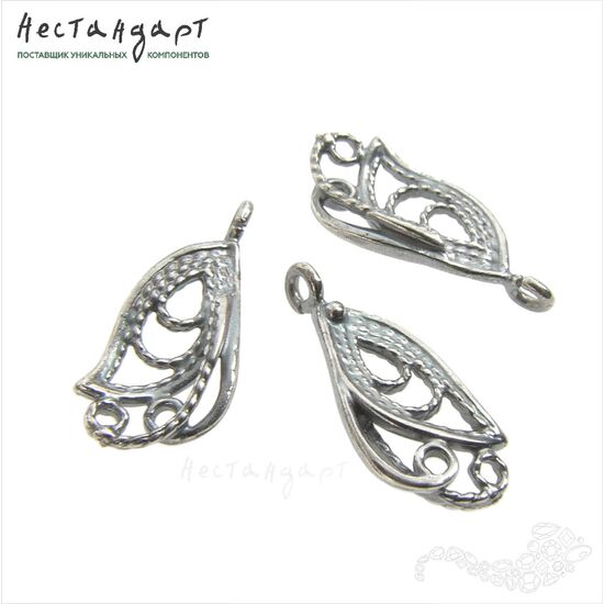 Подвеска Elegant Silver Plated 16,5х7 мм