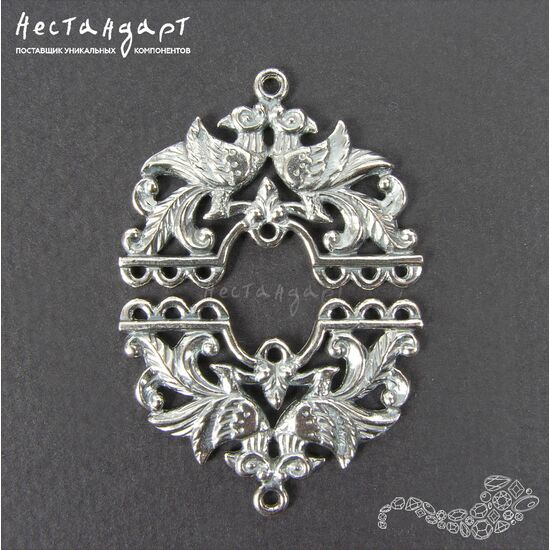 Коннектор Fidelity Silver Plated 32х23 мм, изображение 3