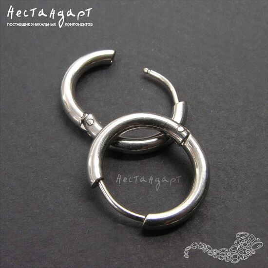 Швензы с бейлами Stainless Steel Ring (пара) (17 мм), Размер: 17 мм, изображение 4
