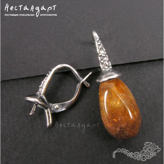 Швензы со штифтом Finesse Silver Plated 16х3 мм (пара), изображение 2