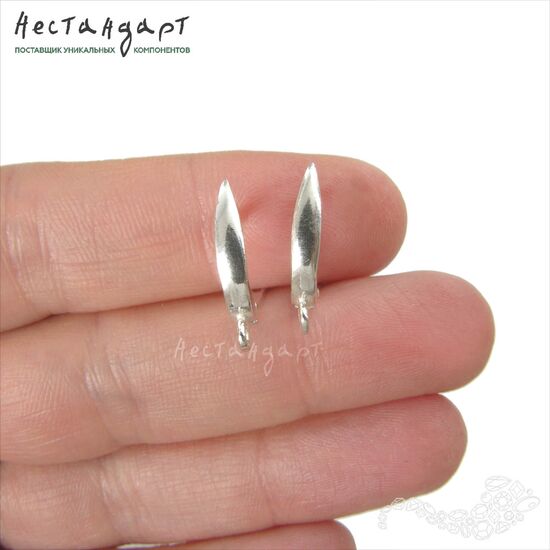 Швензы Peak Sterling Silver 17x3 мм (пара), изображение 2