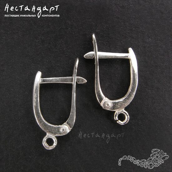 Швензы Peak Sterling Silver 17x3 мм (пара), изображение 3