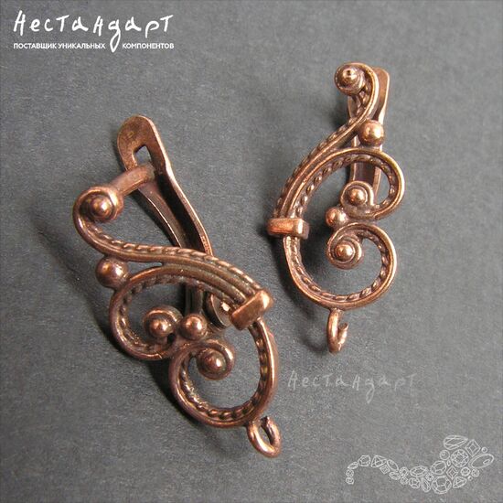 Швензы Symphony Patina Copper 20х9 мм (пара), изображение 3