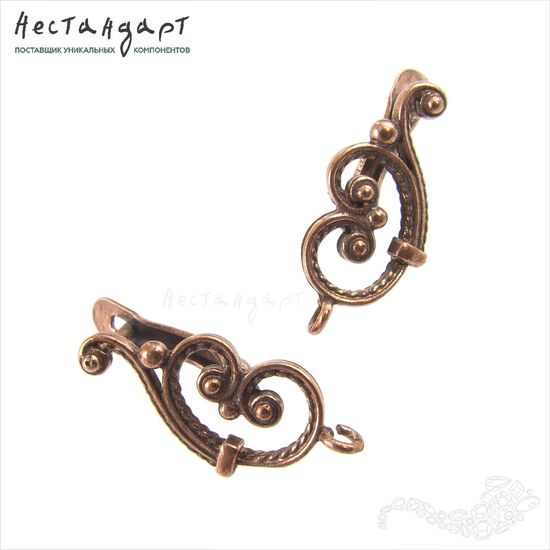 Швензы Symphony Patina Copper 20х9 мм (пара), изображение 4