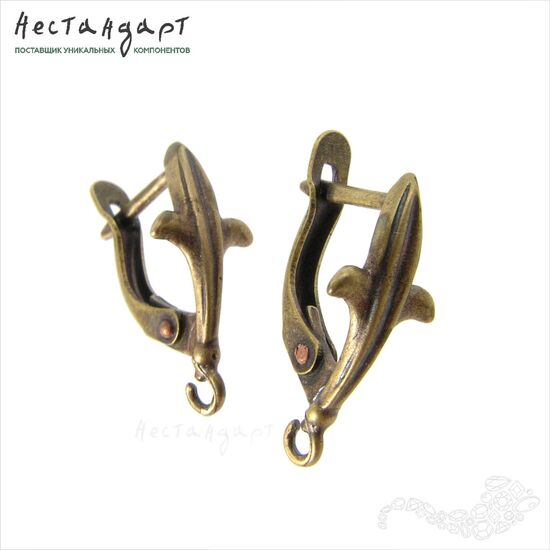 Швензы Knightly Patina Bronze 19x8 мм (пара), изображение 4