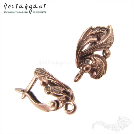 Швензы Forest Patina Copper 17х10 мм (пара), изображение 4