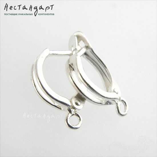 Швензы Parallel Bright Silver Plated 16х4 мм (пара), изображение 4