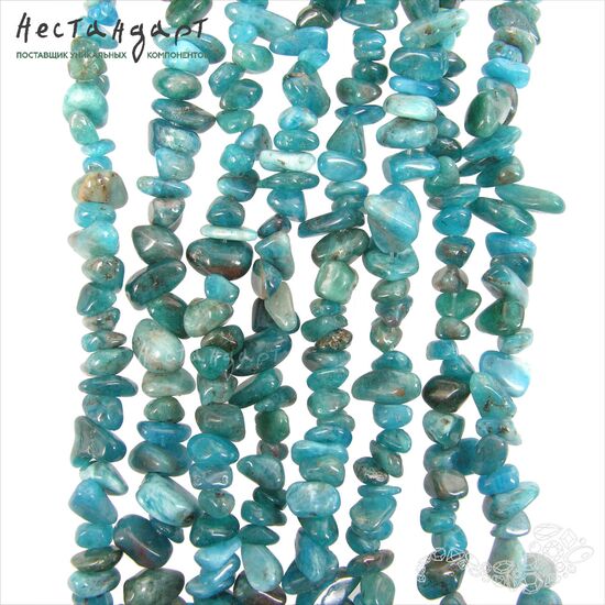 Апатит натуральный Free Form 5-12 мм (нить 20 см), изображение 4