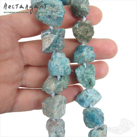 Апатит натуральный Rough Nugget 13-18 мм, изображение 2
