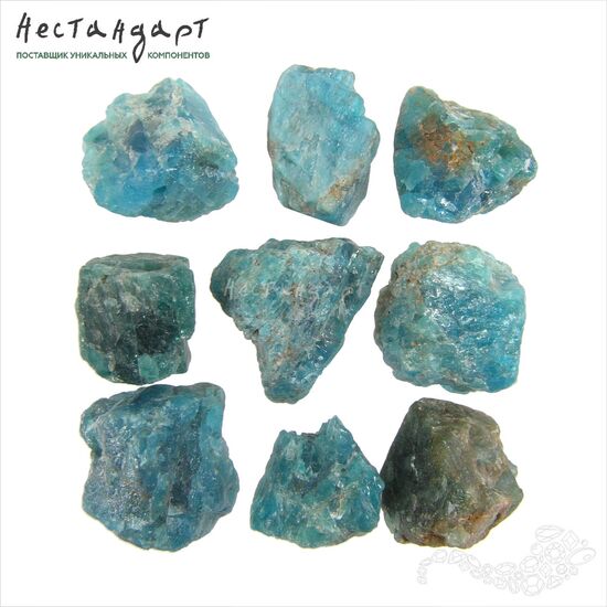 Апатит натуральный Rough Nugget 13-18 мм, изображение 4