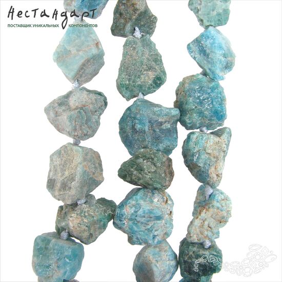 Апатит натуральный Rough Nugget 13-18 мм, изображение 5