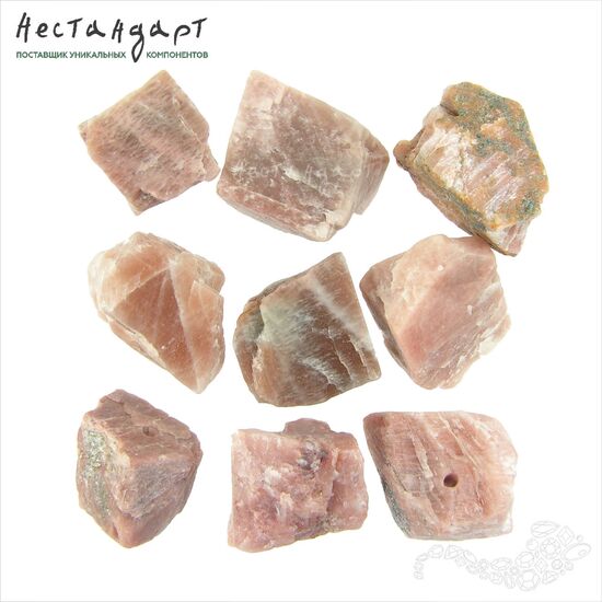 Олигоклаз натуральный Rough Nugget 13-19 мм, изображение 5