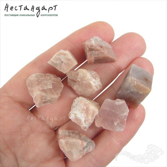 Олигоклаз натуральный Rough Nugget 13-19 мм, изображение 6