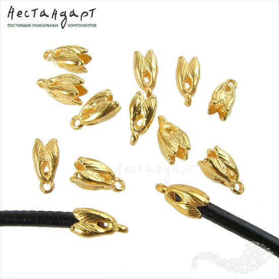 Концевик Mini Tulip Gold Plated 8х4 мм