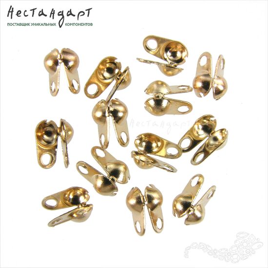 Каллот для узла Gold Steel 4 мм (уп. 10 шт.), изображение 3