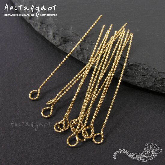 Декоративный пин Twisted Loop 40х0,7 мм (уп. 10 шт), изображение 3