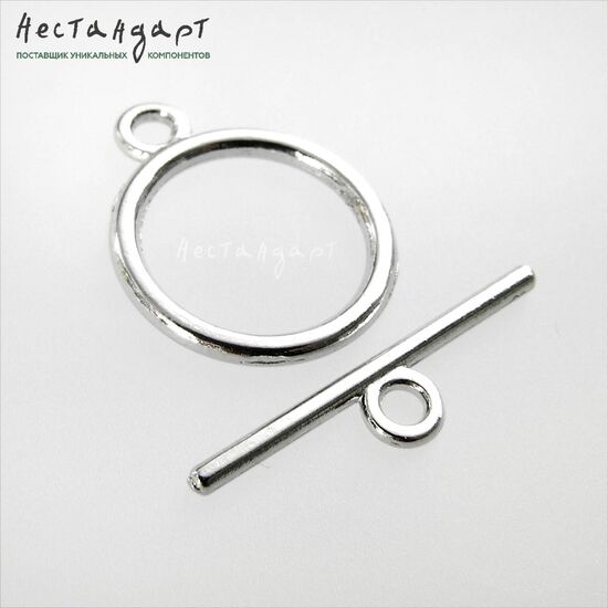 Замок-тогл Laconic Antique Silver 14 мм, изображение 4