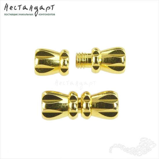 Замок винтовой Classic Gold 11х5 мм, изображение 2
