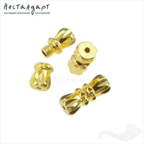 Замок винтовой Classic Gold 11х5 мм, изображение 3