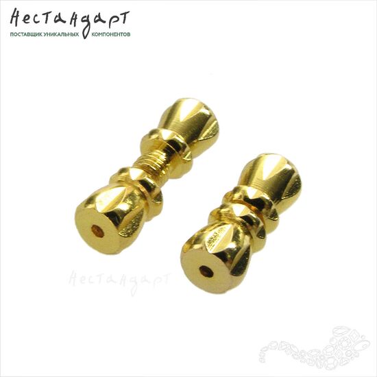 Замок винтовой Classic Gold 11х5 мм, изображение 5