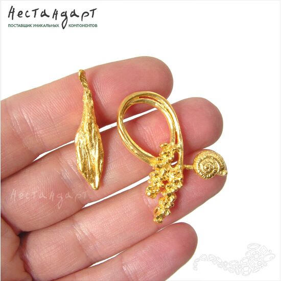 Замок-тогл Grass Gold Plated 35х25 мм, изображение 2