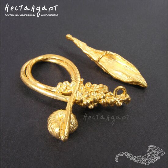 Замок-тогл Grass Gold Plated 35х25 мм, изображение 3