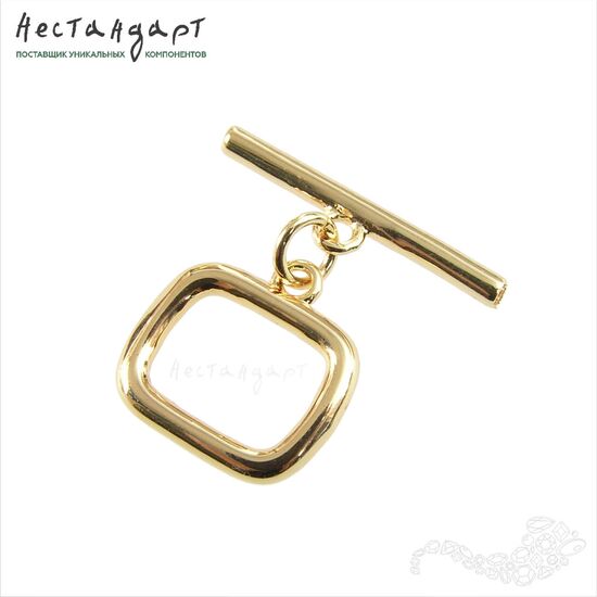 Замок-тогл Jar Gold Plated 14 мм